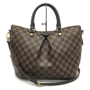 LOUIS VUITTON Siena Damier Ebene Brown handbag shoulder bag